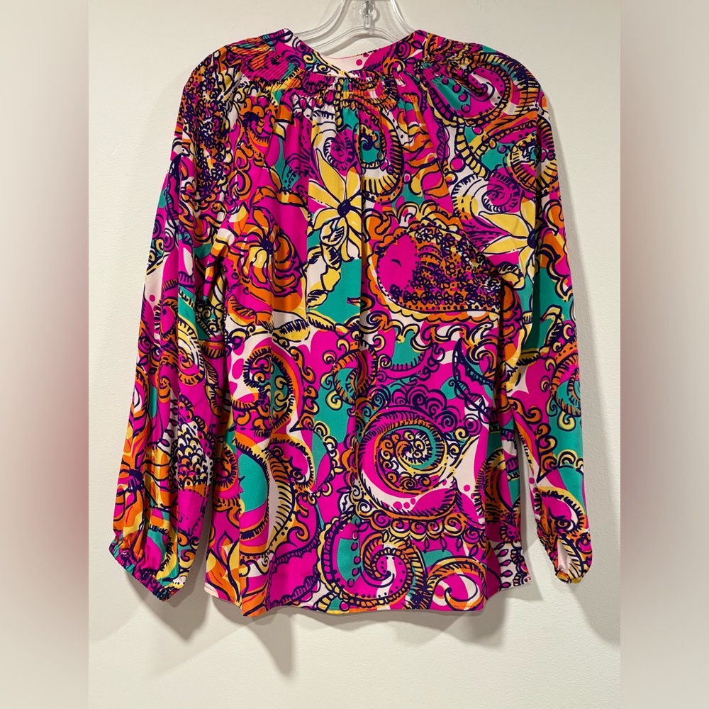 Lilly Pulitzer Elsa Blouse Size XS - Picture 6 of 10
